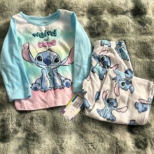 Stitch pj set girl size 4